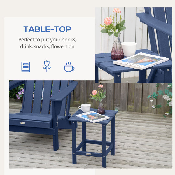 Outsunny Outdoor Side Table & Reviews Wayfair